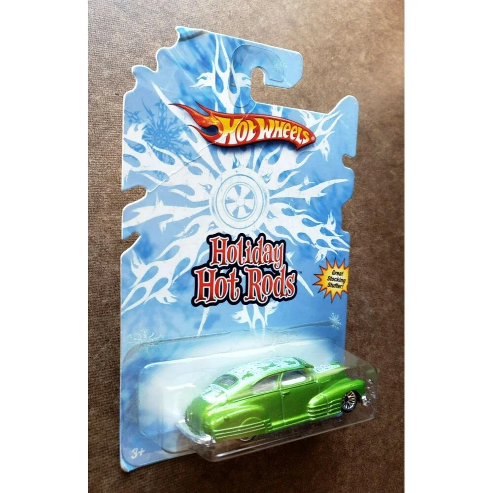 2008 Hot Wheels '47 CHEVY FLEETLINE Metalflake Green HOLIDAY HOT RODS Lace Wheel